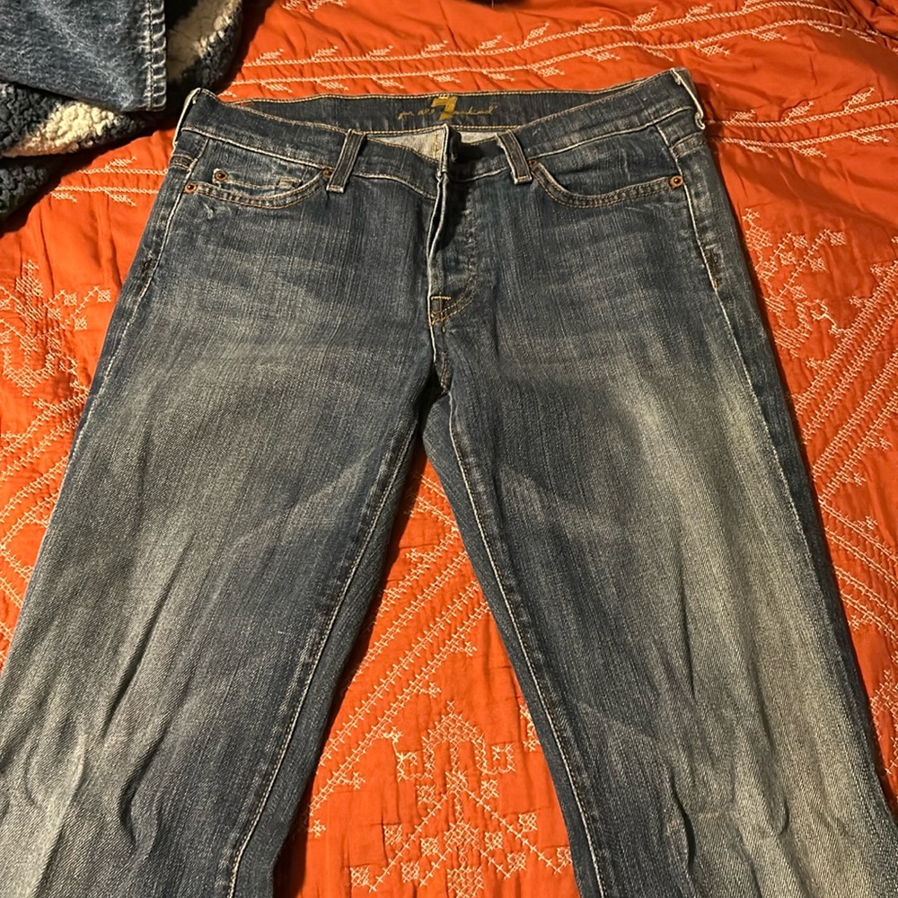 7 for all mankind jeans 
Size 28